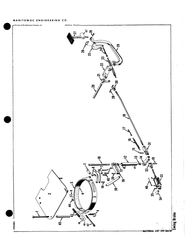 Manitowoc 3900 Crane Parts Manual 39701 2012-2