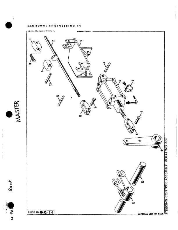 Manitowoc 3900 Crane Parts Manual 39736 2005-3