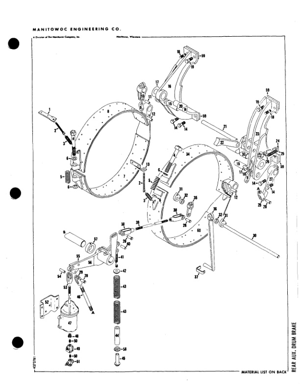 Manitowoc 3900 Crane Parts Manual 39808 2005-2