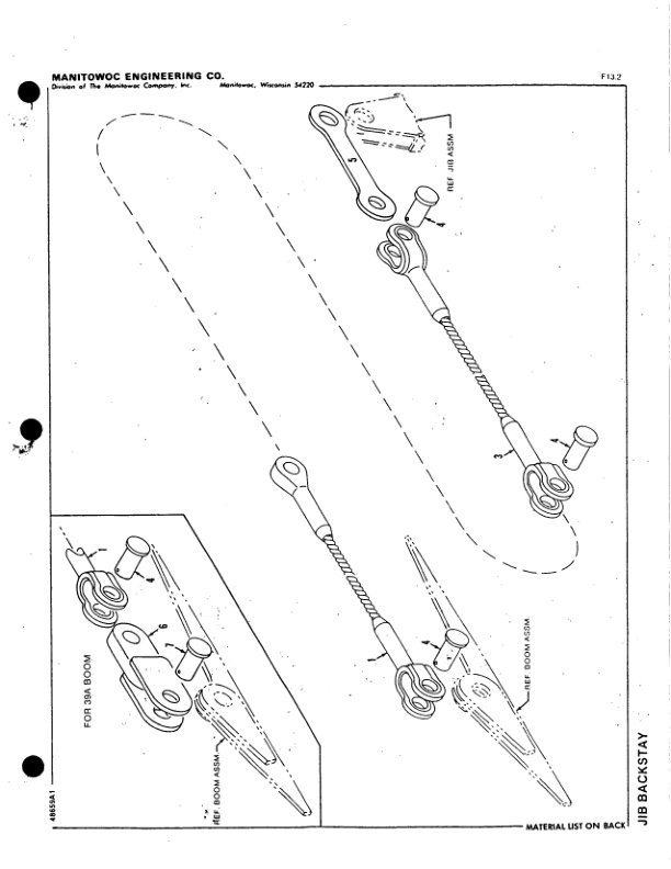 Manitowoc 3900W Crane Parts Manual 393022 2005-3