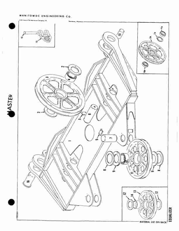 Manitowoc 3900W Crane Parts Manual 395039 2005-3