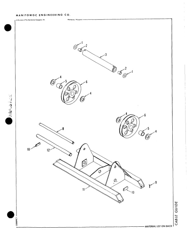 Manitowoc 3900W Crane Parts Manual 395168 2019-3