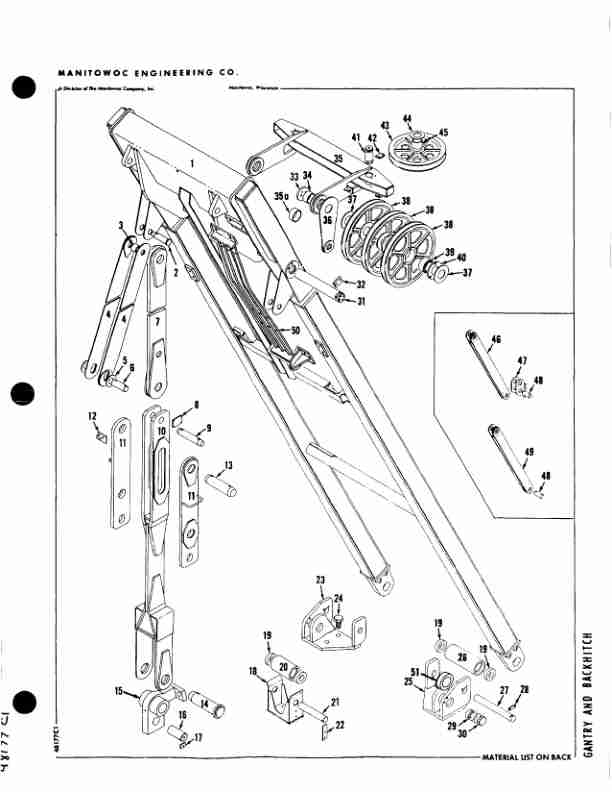 Manitowoc 4000W Crane Parts Manual 40339 2005-3