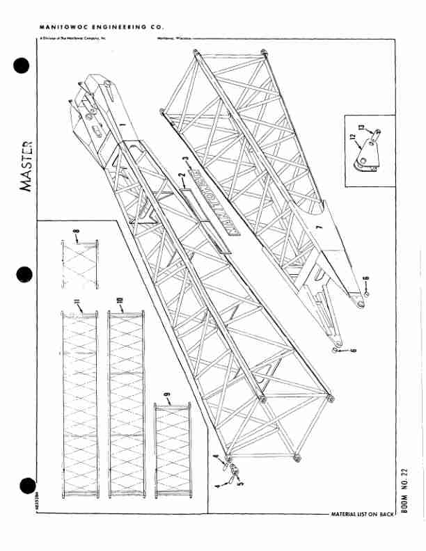 Manitowoc 4000W Crane Parts Manual 40371 2017-3