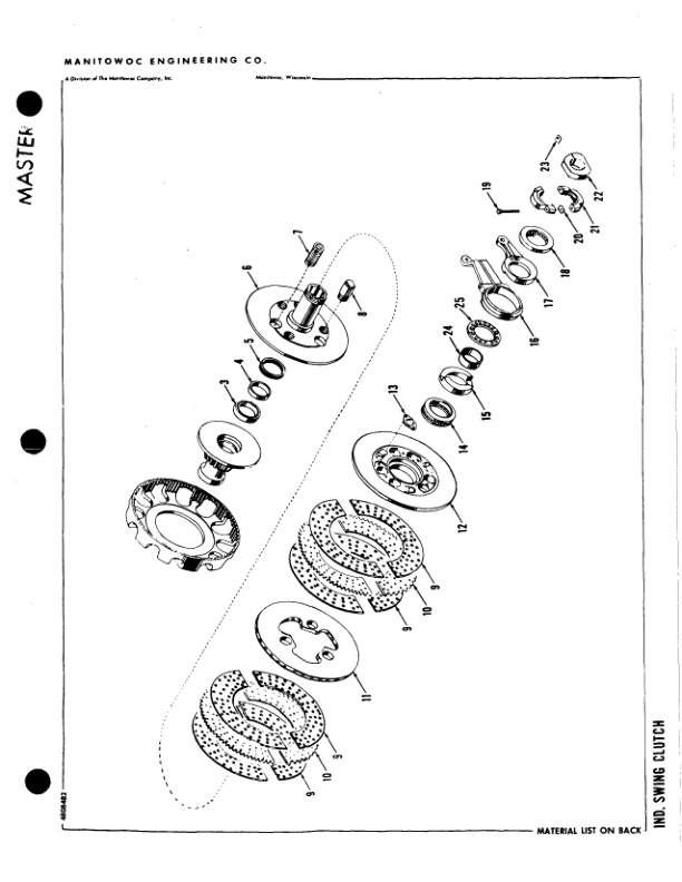 Manitowoc 4000W Crane Parts Manual 40391 2004-2