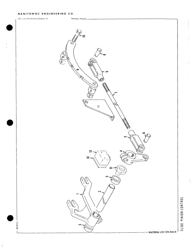 Manitowoc 4000W Crane Parts Manual 40415 2003-2