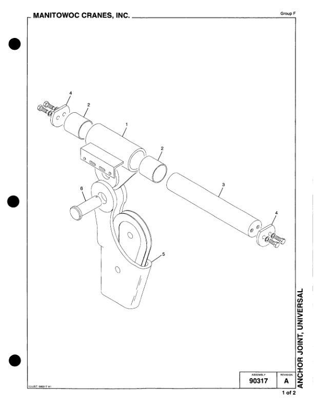 Manitowoc 4000W Crane Parts Manual 40713 2005-3