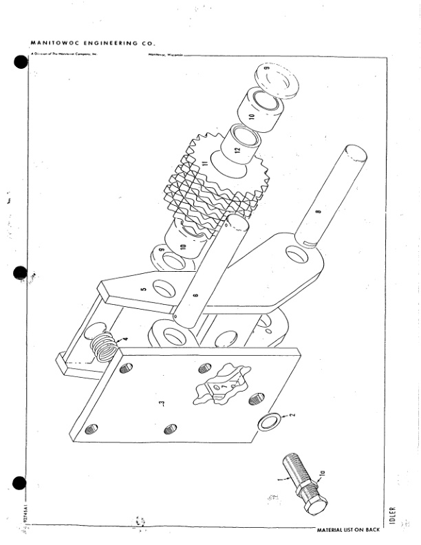 Manitowoc 4100W Crane Parts Manual 41688 2005-2