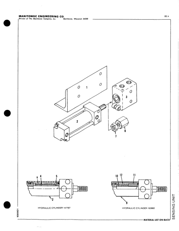 Manitowoc 4100W Crane Parts Manual 41739 2004-2