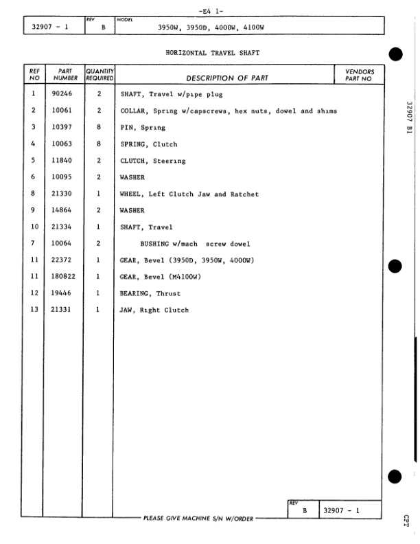 Manitowoc 4100W Crane Parts Manual 41874 2011-3