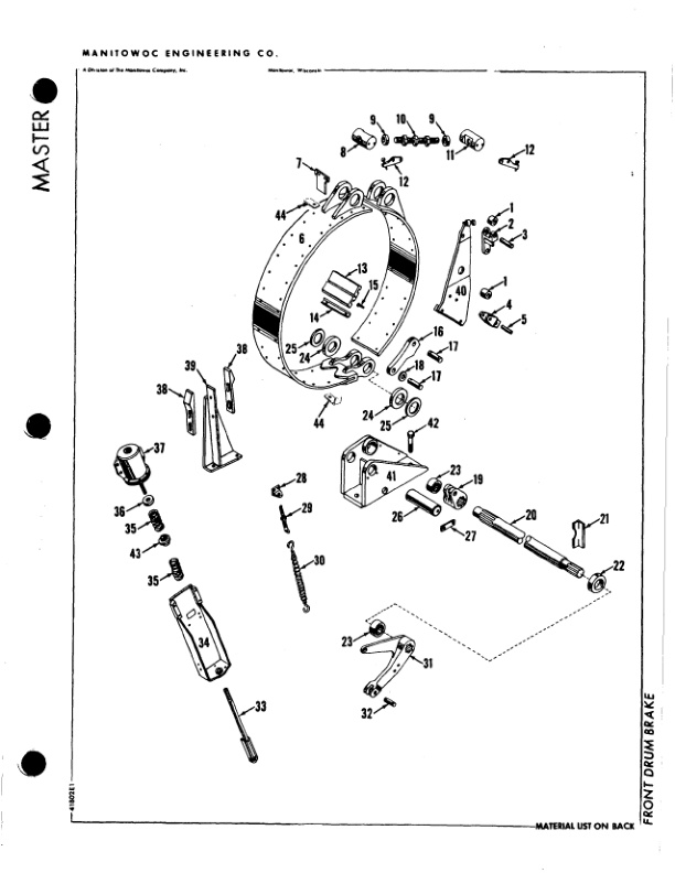 Manitowoc 4600 Crane Parts Manual 46008 2004-2