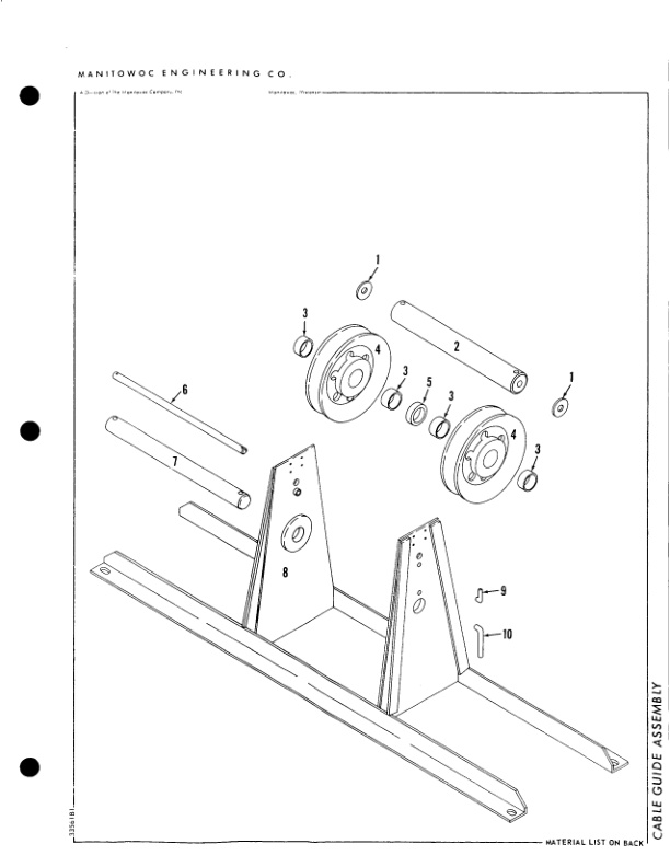 Manitowoc 4600 Crane Parts Manual 46098 2004-3