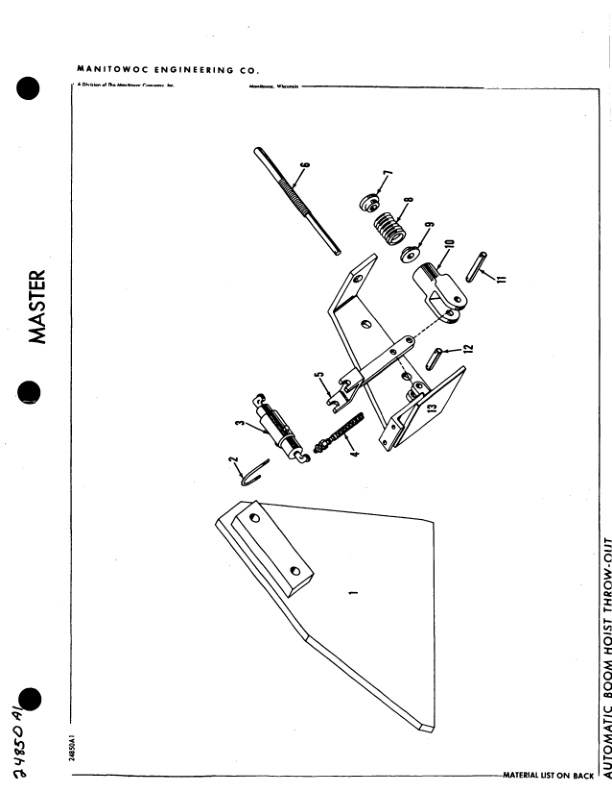 Manitowoc 4600 Crane Parts Manual 46103 2004-3