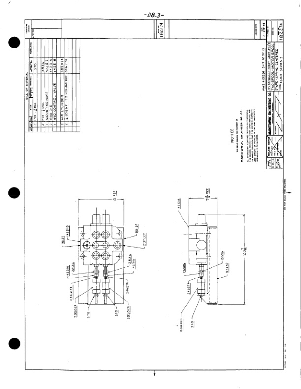 Manitowoc 4600 Crane Parts Manual 46320 2005-3