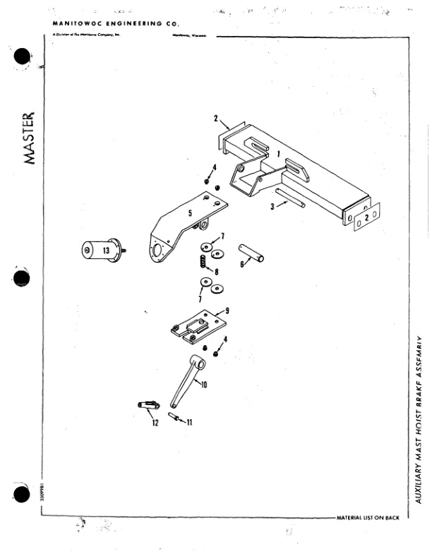 Manitowoc 4600 Crane Parts Manual 46365 2003-2