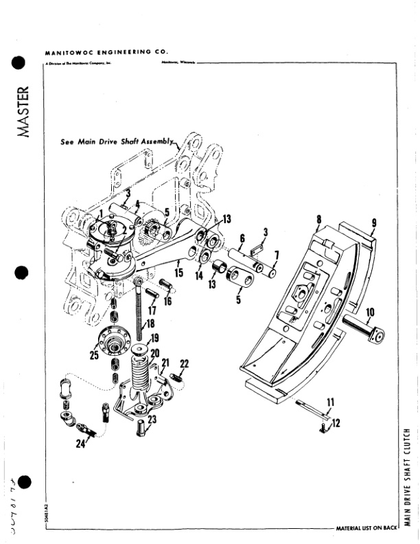 Manitowoc 4600 Crane Parts Manual 46509 2003-2