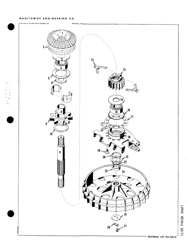 Manitowoc 4600 Crane Parts Manual 46543 2004-2