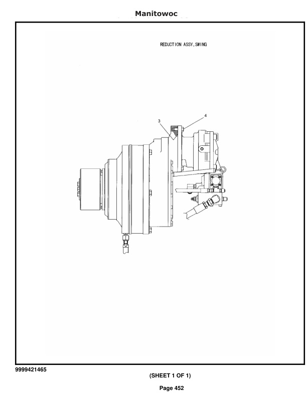 Manitowoc 8500-1 Crane Parts Manual 8501 2016-2