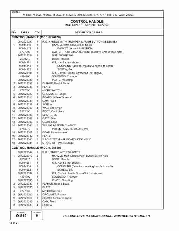 Manitowoc 999 Crane Parts Manual 9991362 1999-3