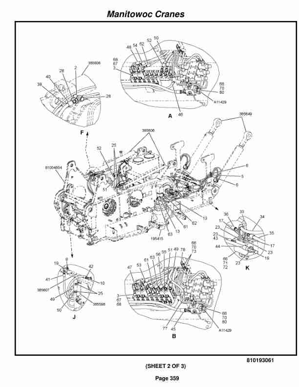 Manitowoc 999 Crane Parts Manual 9991372 2018-2