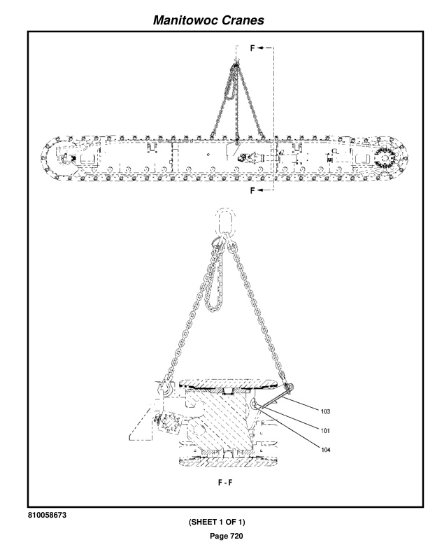 Manitowoc 999 Crane Parts Manual 9991406 2020-3