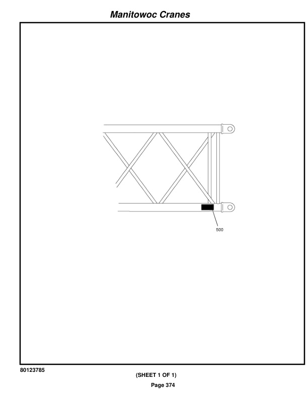 Manitowoc MLC100-1 Crane Parts Manual 91001050 2020-3