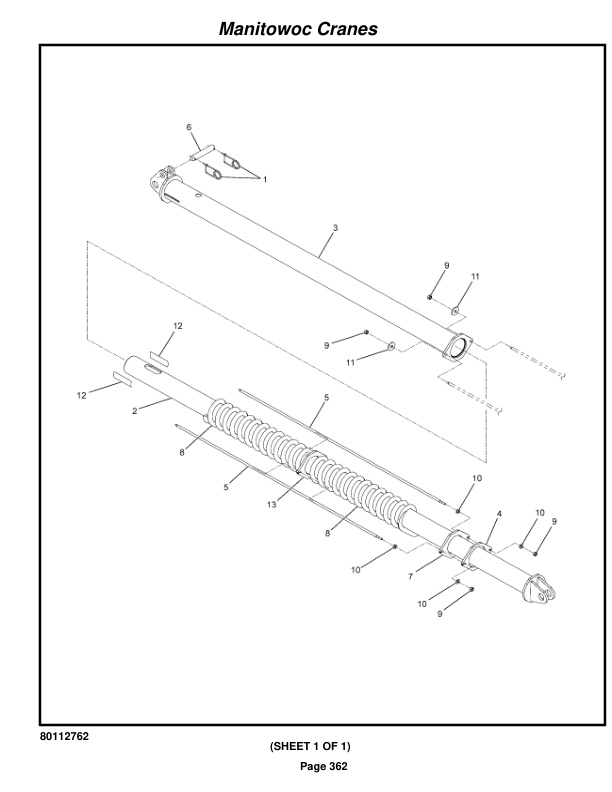 Manitowoc MLC100-1 Crane Parts Manual 91001052 2021-3