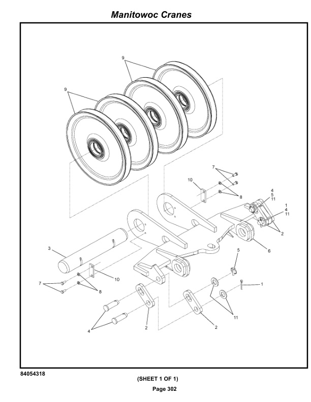 Manitowoc MLC100-1 Crane Parts Manual 91001055 2021-3