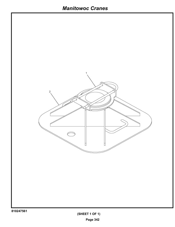 Manitowoc MLC150-1 Crane Parts Manual 91501010 2021-3