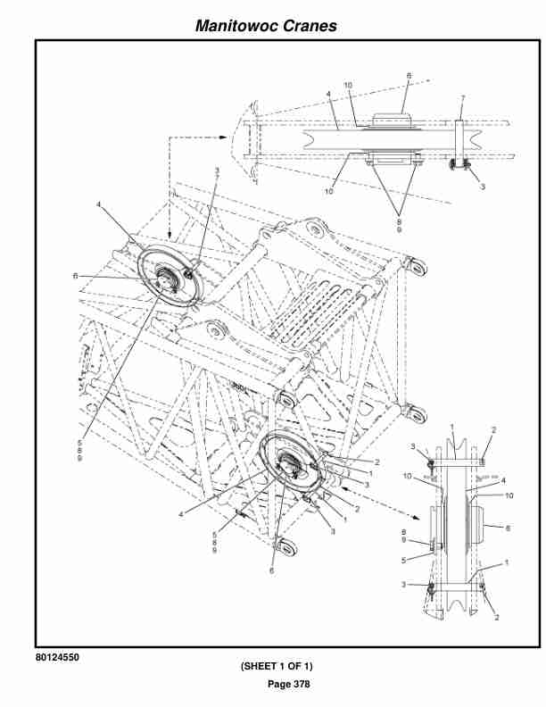 Manitowoc MLC150-1 Crane Parts Manual 91501014 2022-3