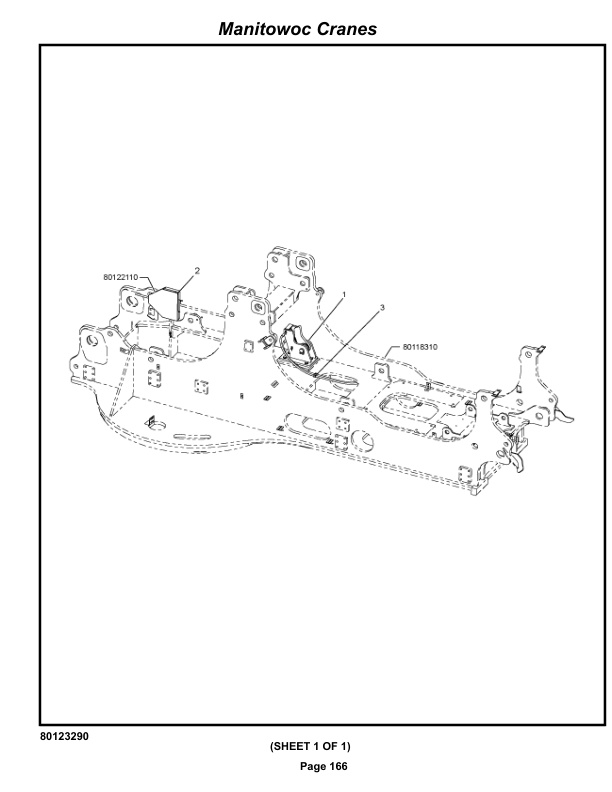 Manitowoc MLC150-1 Crane Parts Manual 91501022 2022-2