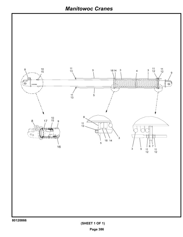 Manitowoc MLC150-1 Crane Parts Manual 91501028 2023-3