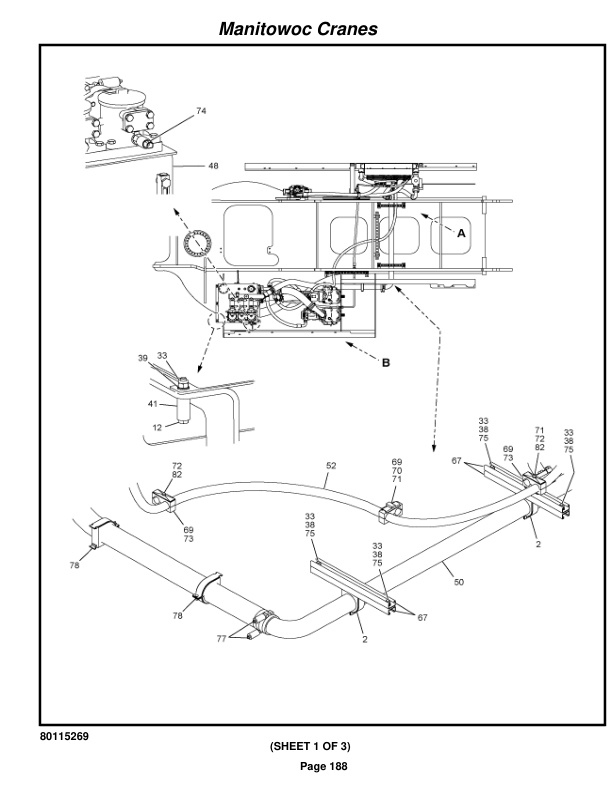 Manitowoc MLC150-1 Crane Parts Manual 91501031 2023-2