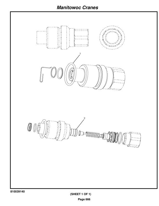 Manitowoc MLC165-1 Crane Parts Manual 91651101 2018-3