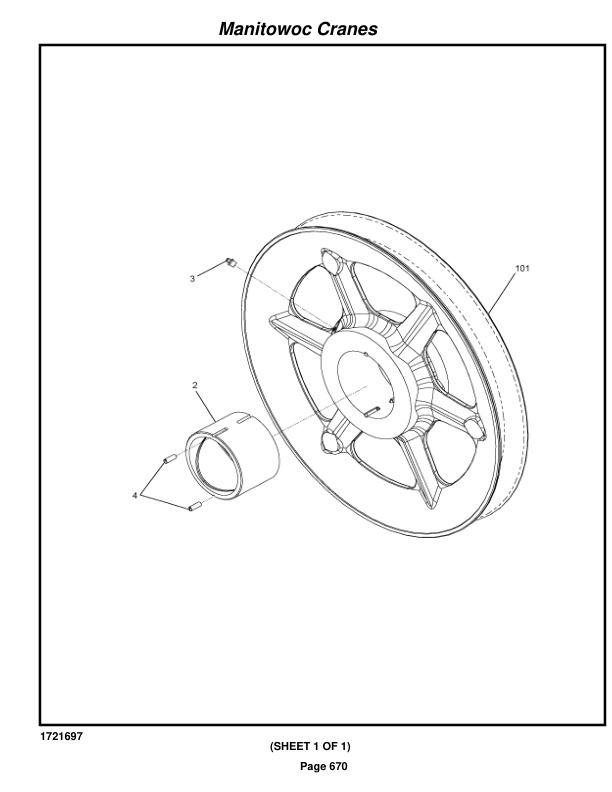 Manitowoc MLC165-1 Crane Parts Manual 91651106 2018-3