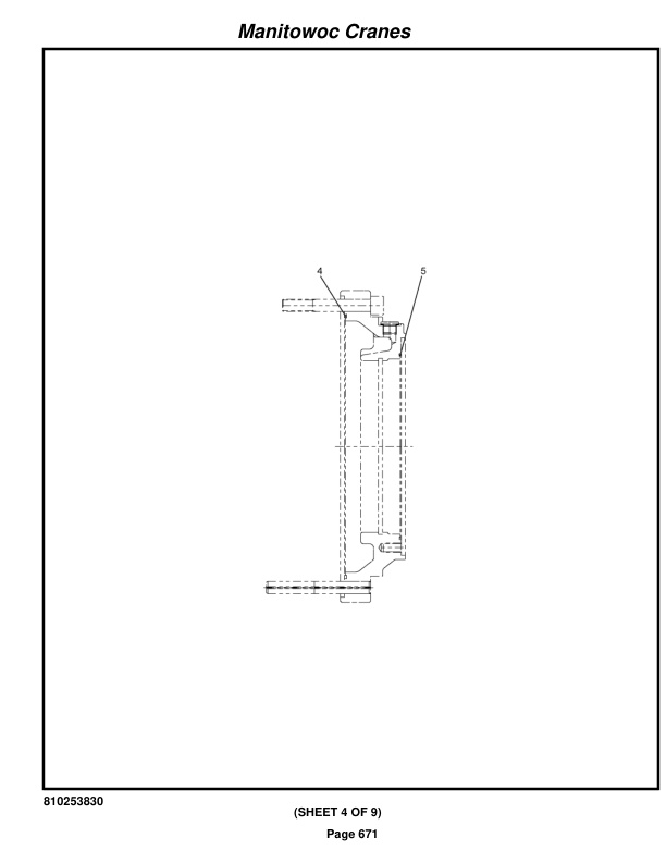 Manitowoc MLC165-1 Crane Parts Manual 91651118 2020-3