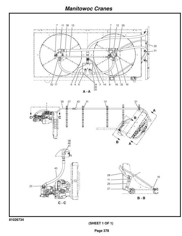 Manitowoc MLC300 Crane Parts Manual 3001066 2018-2