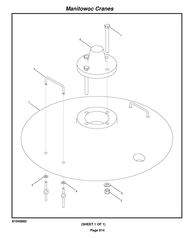 Manitowoc MLC300 Crane Parts Manual 3001082 2019-3