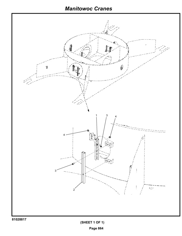 Manitowoc MLC300 Crane Parts Manual 3001087 2019-3