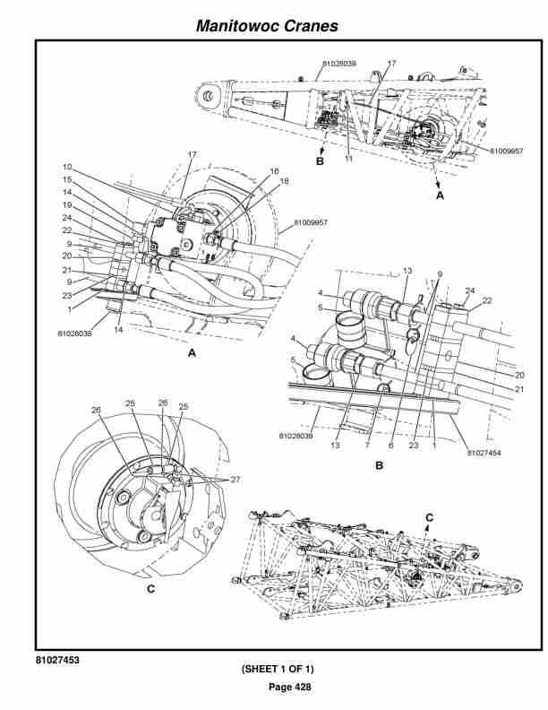 Manitowoc MLC300 Crane Parts Manual 3001095 2020-2