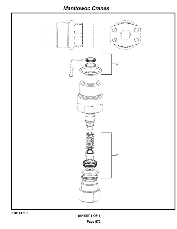 Manitowoc MLC300 Crane Parts Manual 3001095 2020-3