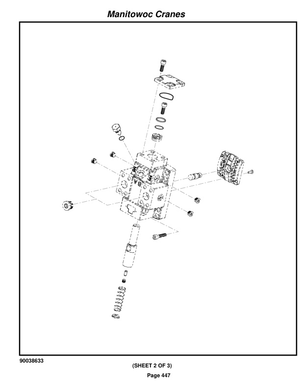 Manitowoc MLC300 Crane Parts Manual 3001096 2021-2