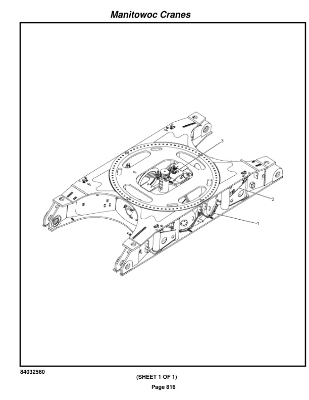 Manitowoc MLC300 Crane Parts Manual 3001099 2021-3