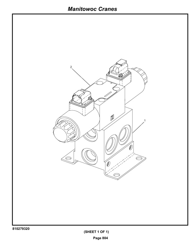 Manitowoc MLC300 Crane Parts Manual 3001126 2022-3