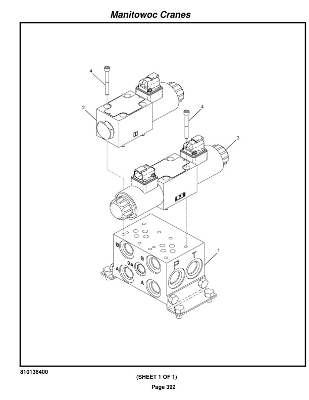 Manitowoc MLC300 Crane Parts Manual 3001130 2022-2