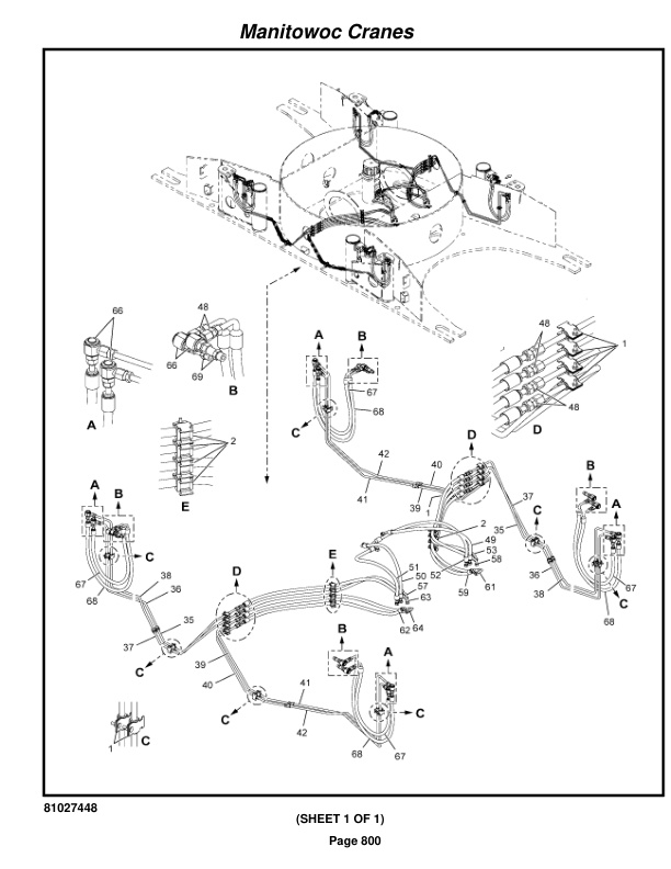 Manitowoc MLC300 Crane Parts Manual 3001130 2022-3