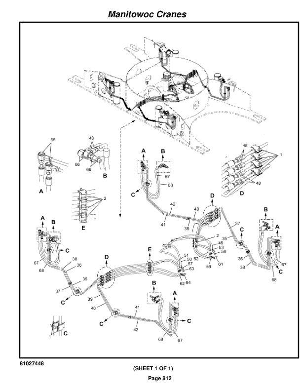 Manitowoc MLC300 Crane Parts Manual 3001142 2023-3