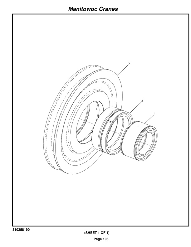 Manitowoc MLC300 LUFF Crane Parts Manual 3005040 2021-3