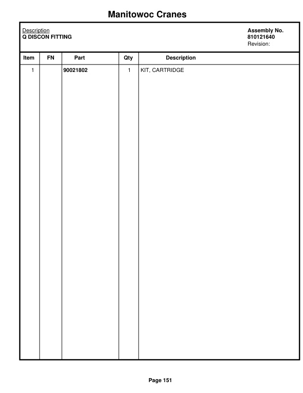 Manitowoc MLC300VPC-MAX Crane Parts Manual 3003063 2023-3