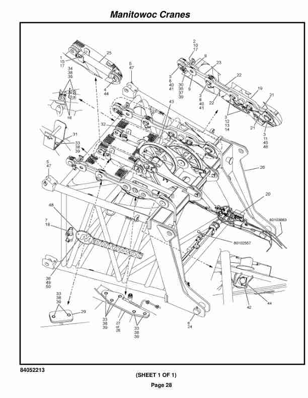 Manitowoc MLC300WB Crane Parts Manual 3007002 2019-2